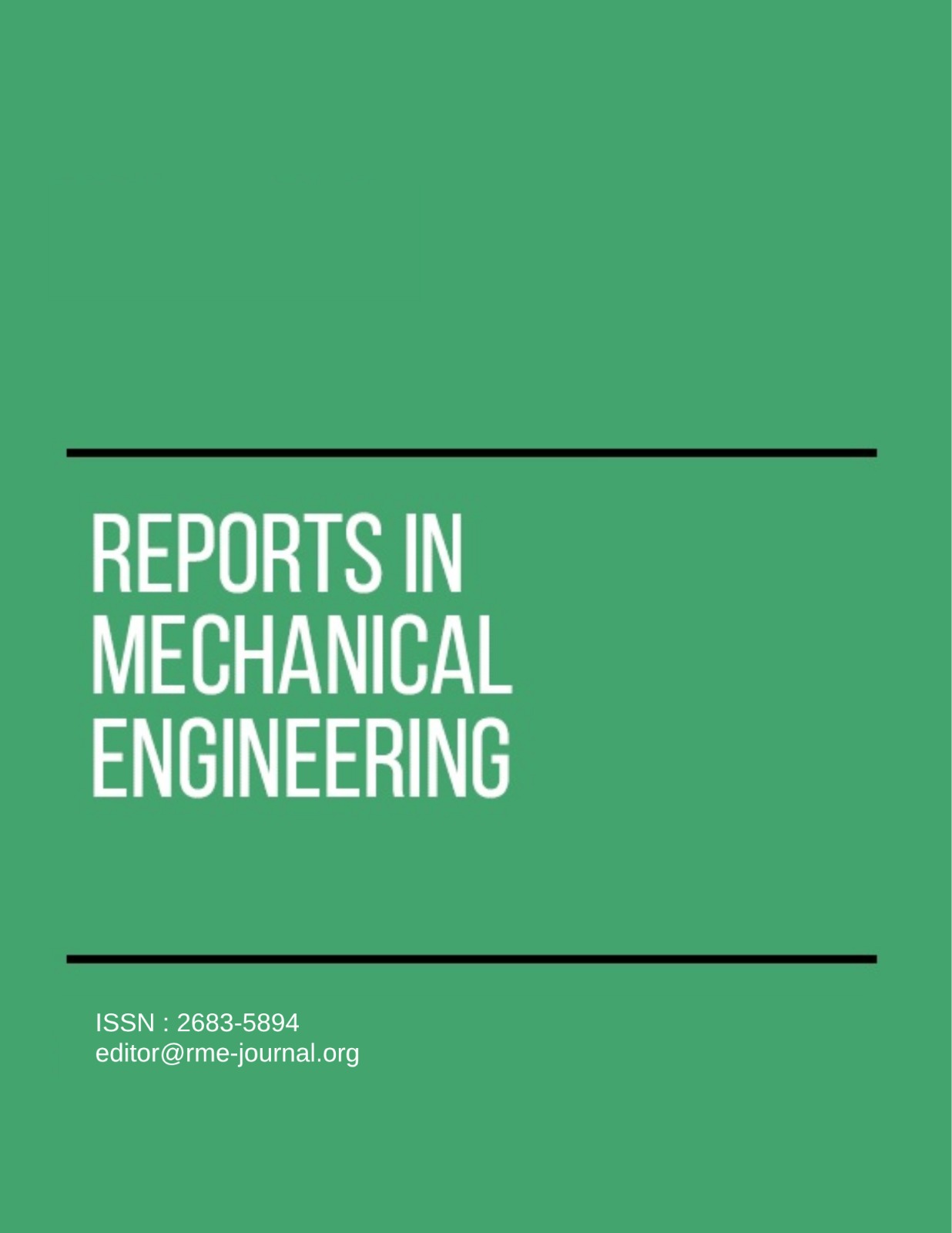 					View Vol. 7 No. 2 (2026): Reports in Mechanical Engineering
				